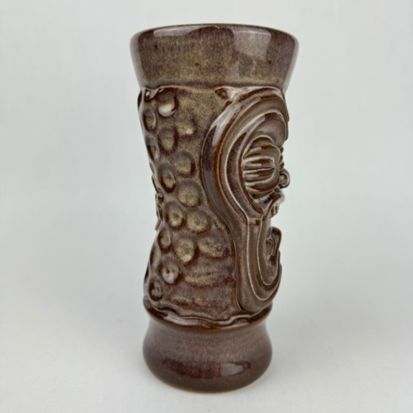 RARE Munktiki EEK Vintage Tiki Mug 7” Brown Drip Glaze 2001 #80 Paul Nielsen - Picture 6 of 10
